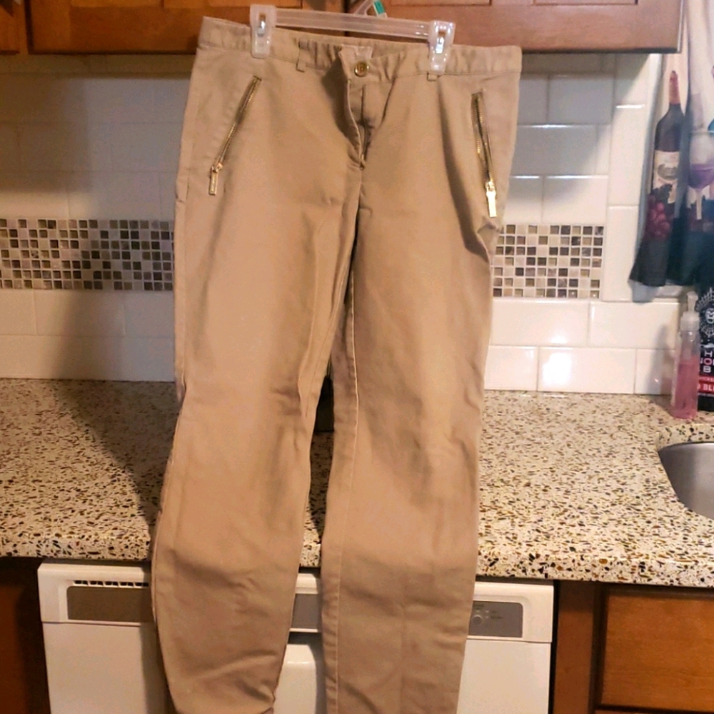 Michael kors khaki pants skinny leg